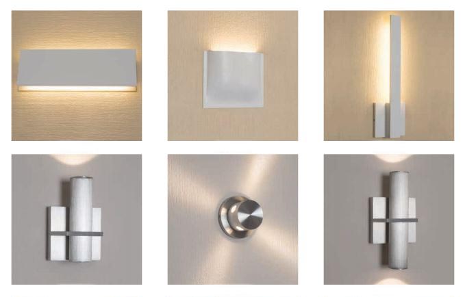Concealed clearance wall light