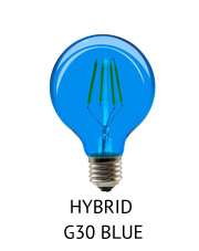 bulb9 Hybrid LED G30 Blue