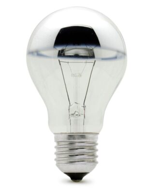 100A-SB Silver Bowl Incandescent Lamp