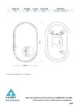 CAFE LED Illuminated Mirror