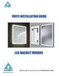 FORTE LED Illuminated Mirror