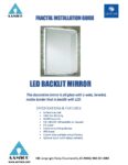 FRACTAL LED Illuminated Mirror