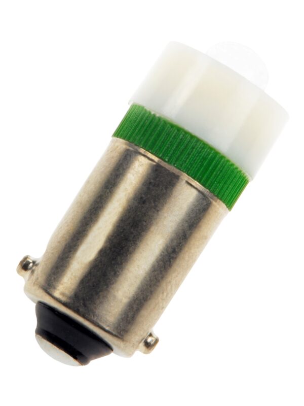 LED-6-28V-BA9S-GREEN  Miniature LED Lamp