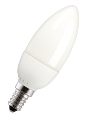 CANDLE Low Energy Saving CFL Bulb warm light 7w = 35w Edison Screw ES E14 